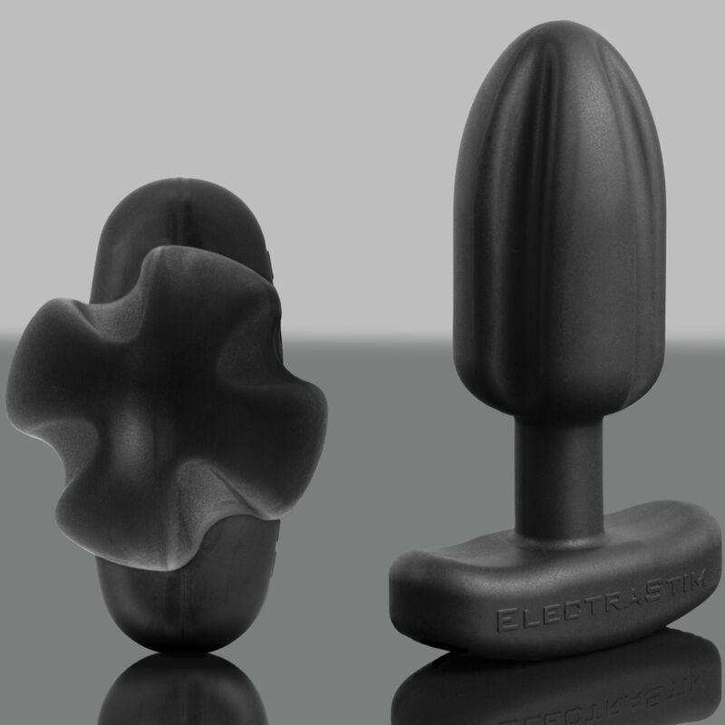 Electrastim - Tartarus Anal Plug Quadripolar Silicone Black - Image 7