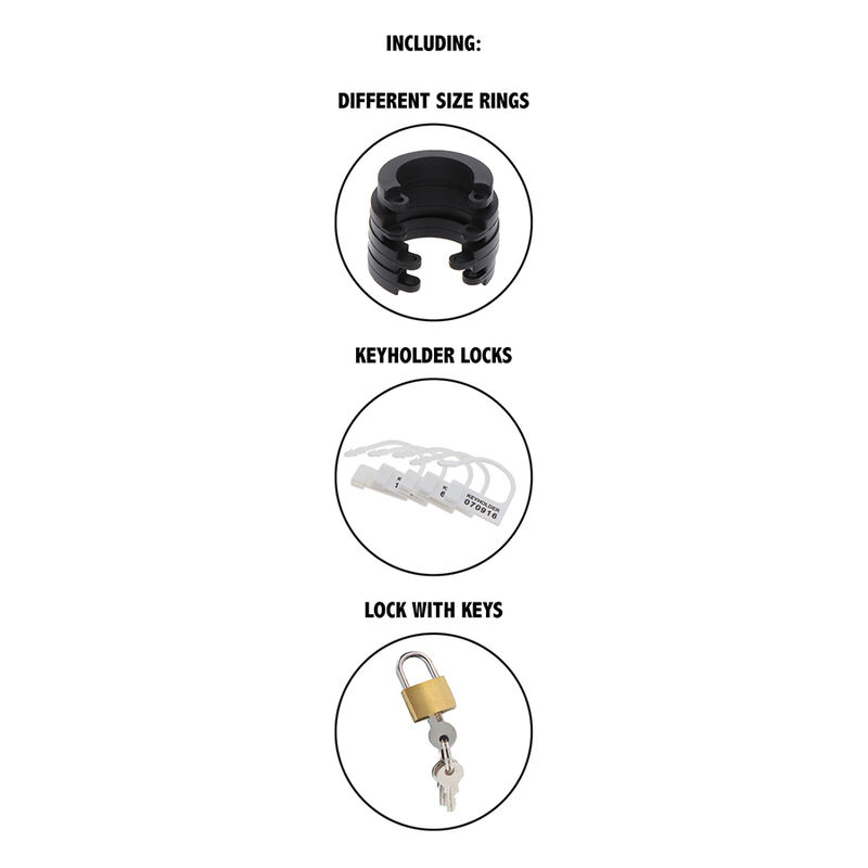 Hidden Desire Extreme Silicone Chastity Cage - Image 4