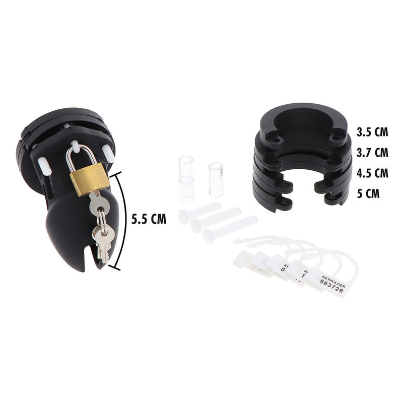 Hidden Desire Extreme Silicone Chastity Cage - Image 3