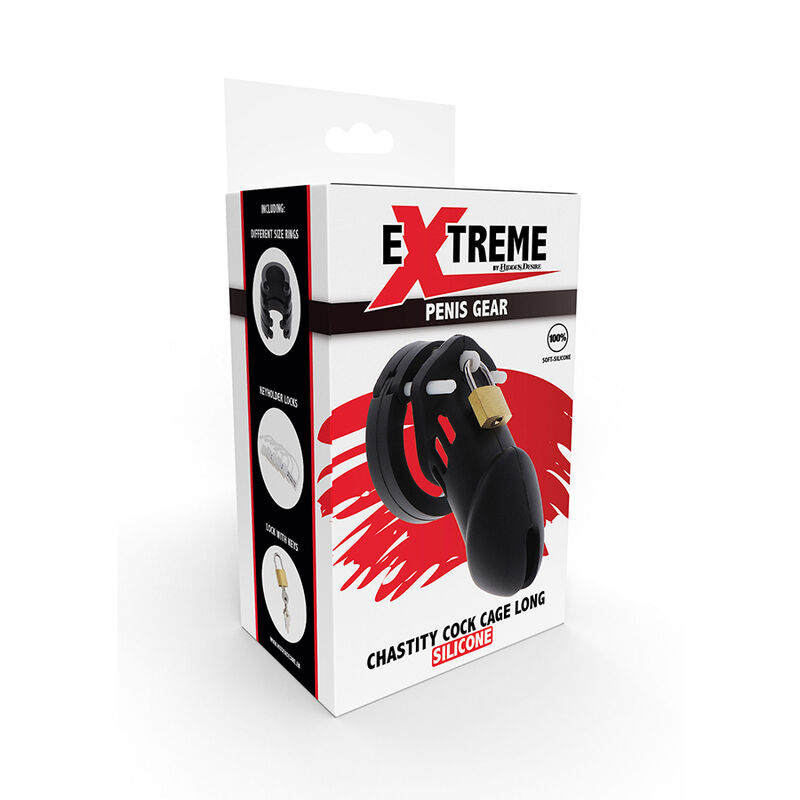 Hidden Desire Extreme Silicone Chastity Cage - Image 10
