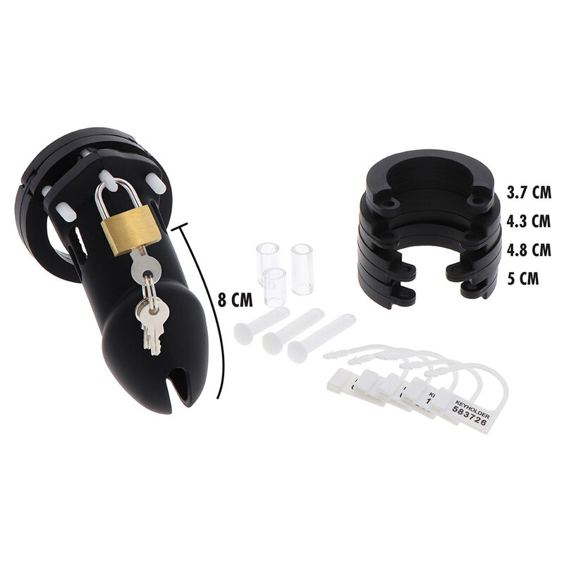 Hidden Desire Extreme Silicone Chastity Cage - Image 8