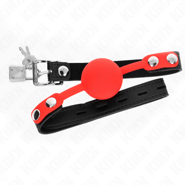 Kink - Silicone Ball 4 cm Gag With Lock 60 X 2 cm