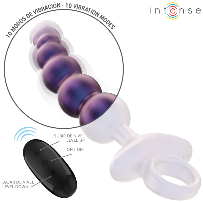 Intense Tito Vibrating Anal Plug — Remote Control - Image 4