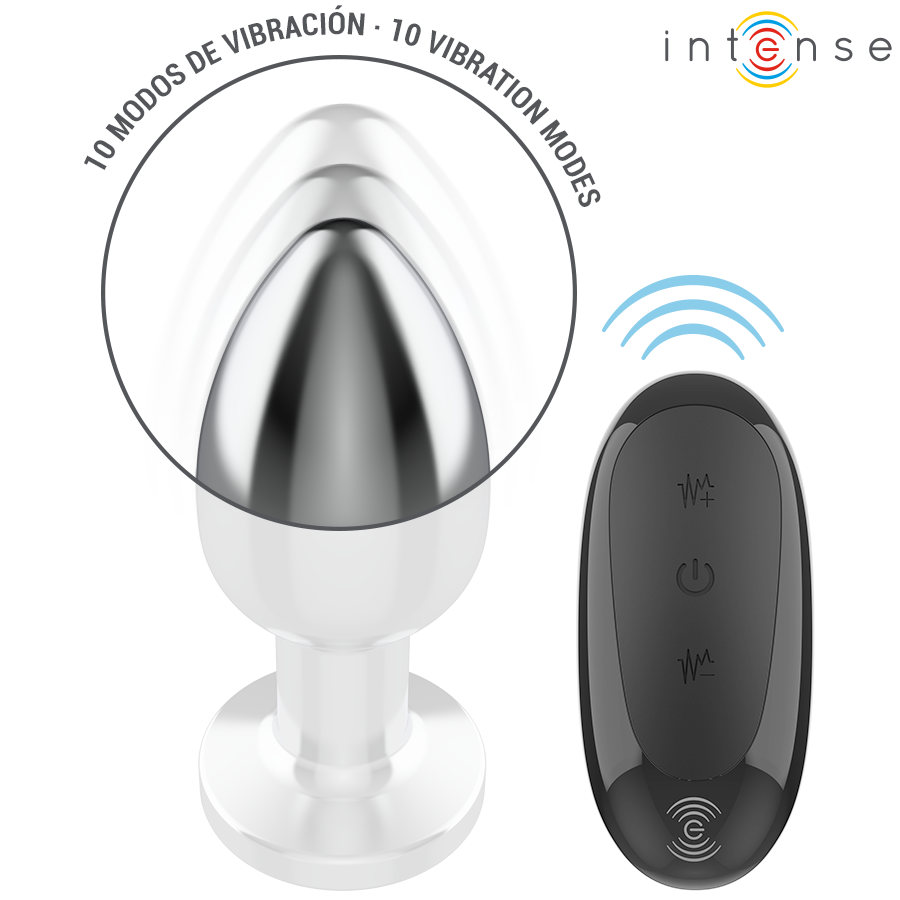 Intense Metal Vibrating Anal Plug — L - Image 4