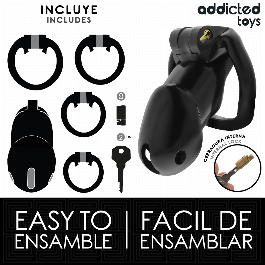Addicted Toys Mindnight Cell Chastity Cage - Image 4