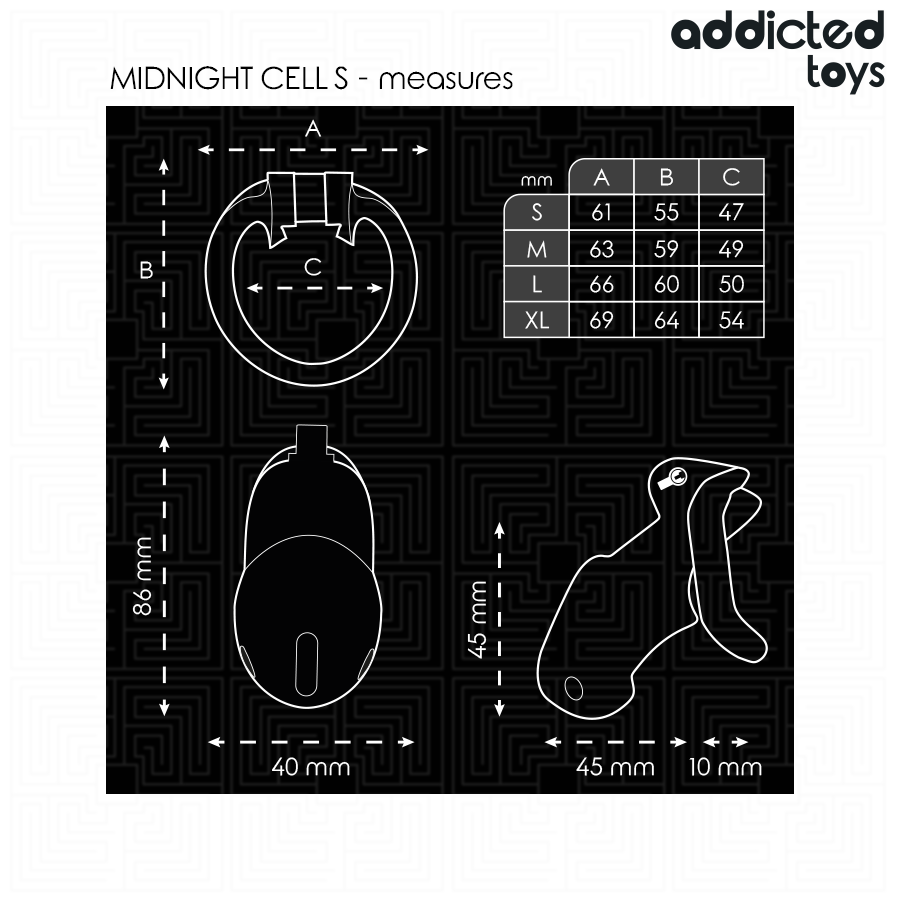 Addicted Toys Mindnight Cell Chastity Cage - Image 12