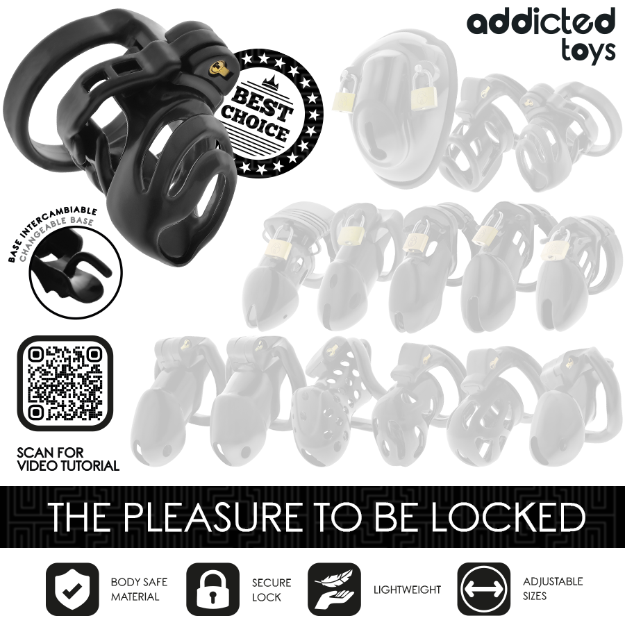 Addicted Toys Locked - Eternal Lock Penis Cage 9 cm - Image 7