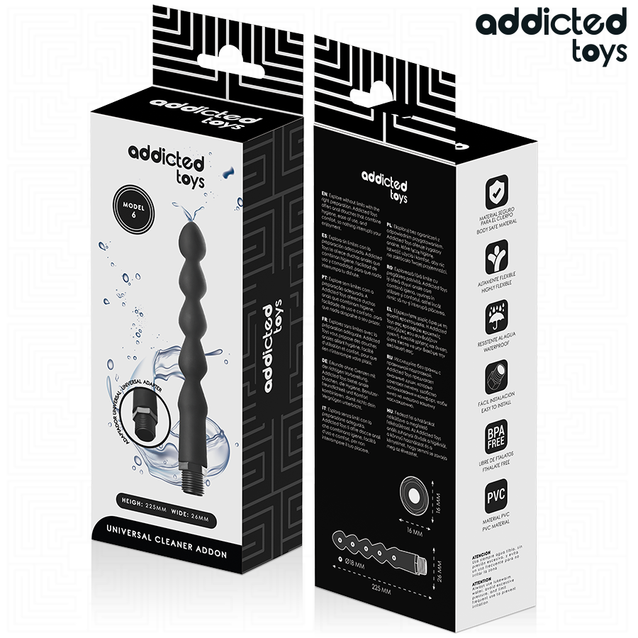 Addicted Toys Anal Cleaner with Universal Adapter — Model 6 - Image 7
