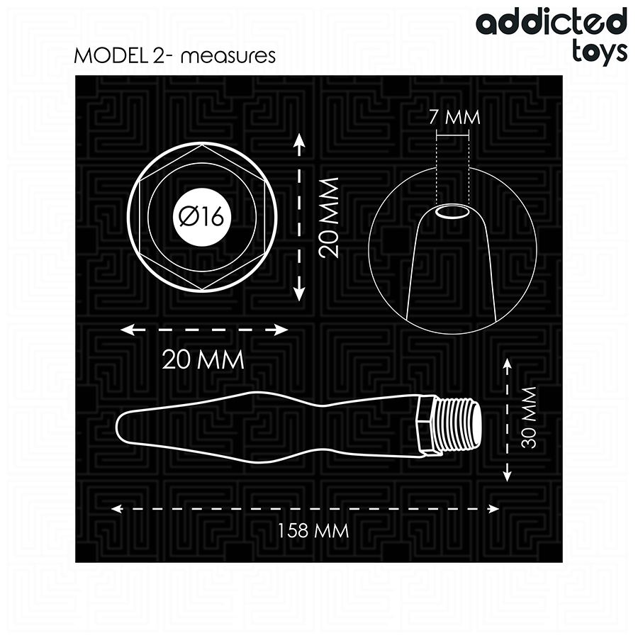 Addicted Toys Anal Cleaner with Universal Adapter — Model 2 - Image 5