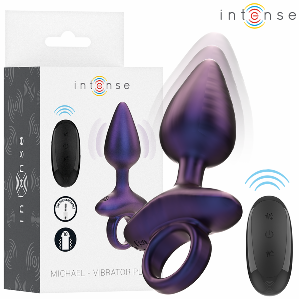 Intense Michael Vibrating Anal Plug — Remote Control