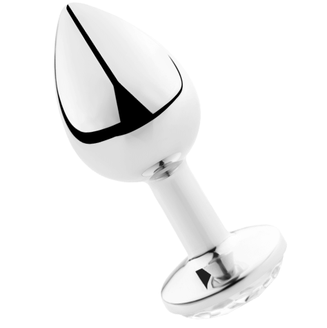 SecretPlay Transparent Aluminium Anal Plug - Image 3