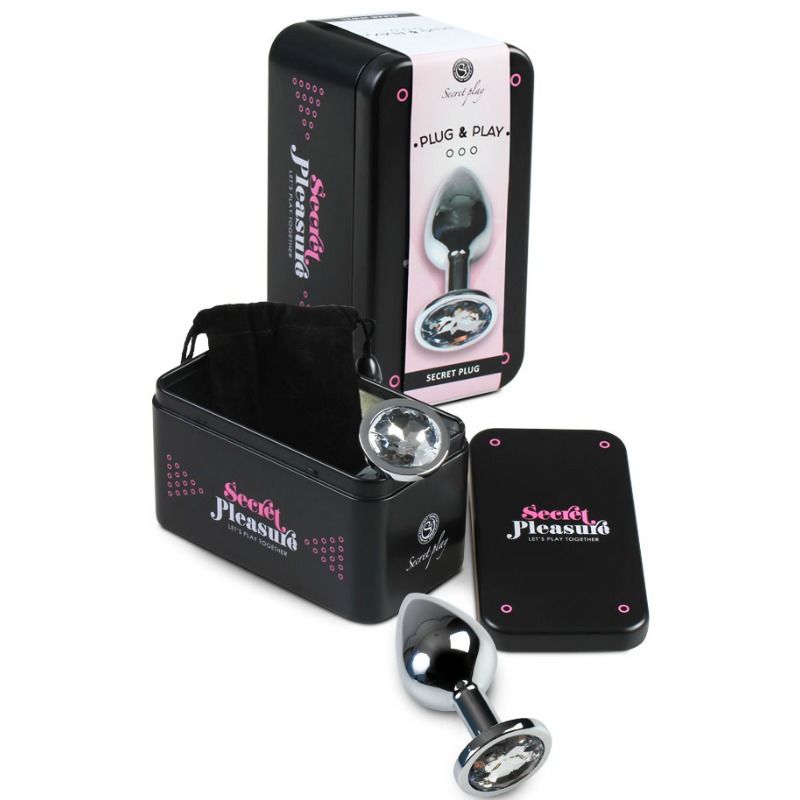 SecretPlay Transparent Aluminium Anal Plug - Image 4