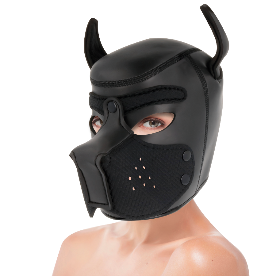 Darkness Neoprene Dog Mask With Removable Muzzle - Image 11