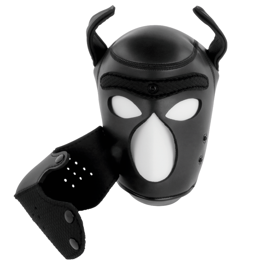 Darkness Neoprene Dog Mask With Removable Muzzle - Image 10