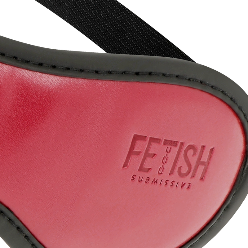 Fetish Submissive Dark Room - Vegan Leather Mask With Neoprene Lining - Image 3