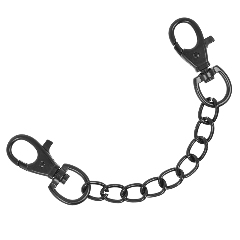 Fetish Submissive Dark Room - Vegan Leather Ankle Handcuffs With Neoprene Lining - Image 3